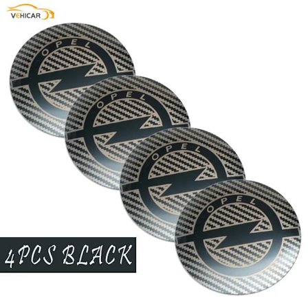 4 stk. hjulcenter navkapsel klistermærker emblemer til Opel Astra Mokka Insignia Zafira Corsa bilstyling nav center dæksel
