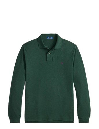 Polo Ralph Lauren | Slim Fit Mesh Long-Sleeve Polo Shirt | XS
