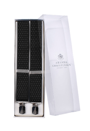 Amanda Christensen Braces Micro dot Accessoarer Herr Svart ONESIZE