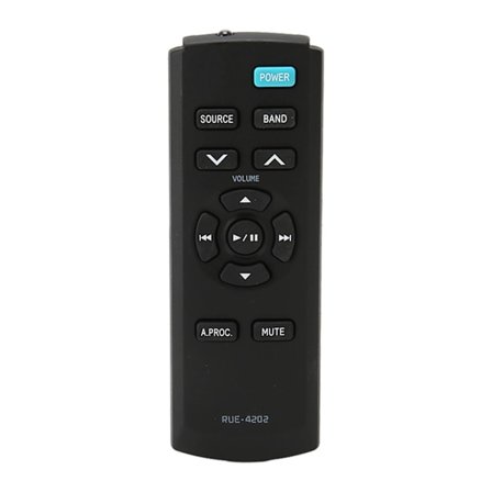 RUE 4202 Alpine-kaukosäädin malleille CDE 124SXM CDE 175BT UTE 73BT CDE 143BT CDE 190R IVA D300R CDE 164BT CDE 172BT