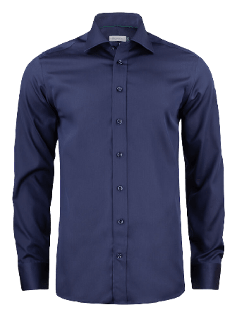 J.Harvest & Frost Gb01 Twill Non-iron Slim Skjortor Herr Blå XS 35/36