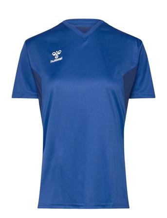 Hmlauthentic Pl Jersey S/S Woman Sport Women Sport Clothing Sports Tops & T-shirts Sport T-Skjorte Blue Hummel