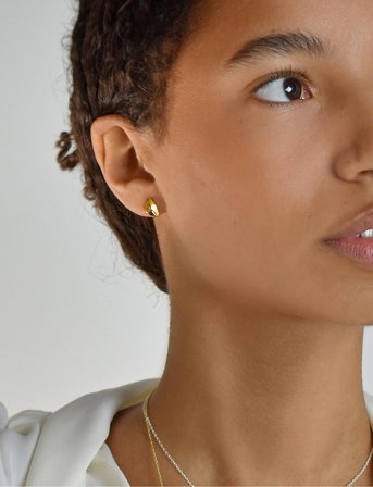 Drakenberg Sjölin Botanica Drop Studs - Gold - ONE SIZE