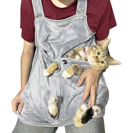 Justerbar Kattforkle med Hull Pet Carrier Sovepose Pet Carrier Sling Kattbærer Bag Kattbærer Pung for Små Dyr