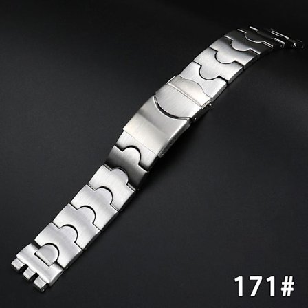 Armband i stål för Swatch YCS YAS YGS IRONY herr- och damklockor 19/17MM [DB]
