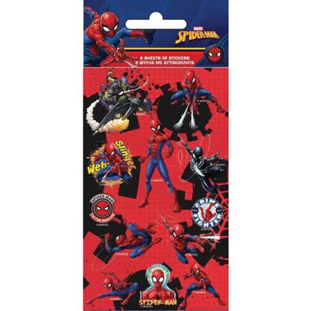 Spiderman 6 Små Ark Klistermärken Klistermärke Avengers
