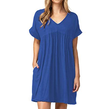 Enfärgad Print För Kvinnor Med Blommönster