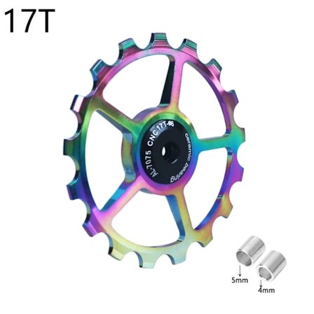 Växelhjul i aluminiumlegering för cykel, 10-17T, för mountainbike, hjul, lageruppsättning, reservdelar - färg