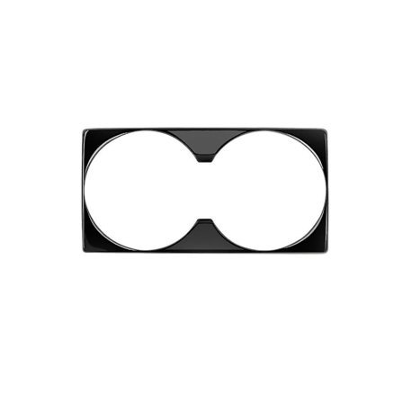 Bil Blank Sort Midterkonsol Vandkopholder Dekoration Dæksel Trim Klistermærker Til 2022 2023