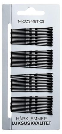 M.COSMETICS Hårklemmer Lux 48 stk. Sort, Hår, Hårpynt, Hårnåle