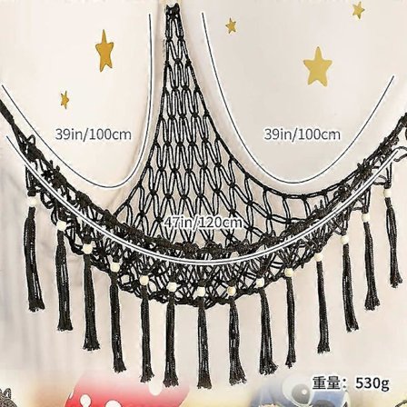 Boho Pehmolelujen Säilytysverkko Pehmoleluille (Erittäin Suuri) ja Pehmoleluverkko tai Riippumatto Pienille Pehmoleluille tai Pehmotyynyille