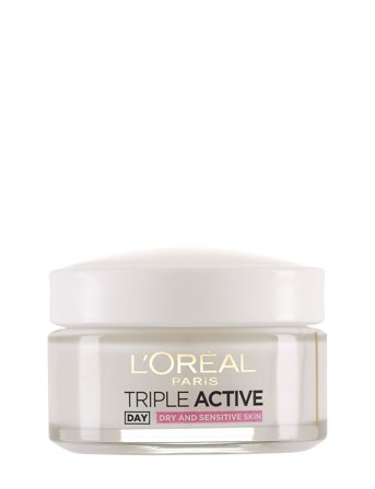 L'Oréal Paris L'oréal Paris Triple Active Day Cream Dry & Sensitive Skin 50 Ml - Nude - 50 ml