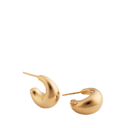 Syster P Bolded Little Sis Earrings Gold Örhängen Dam Guld ONESIZE