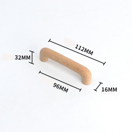 Möbeldrag tumhandtag RUNDT 96MM RUNDT 96MM