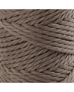 Makramégarn 4 mm Hellbraun