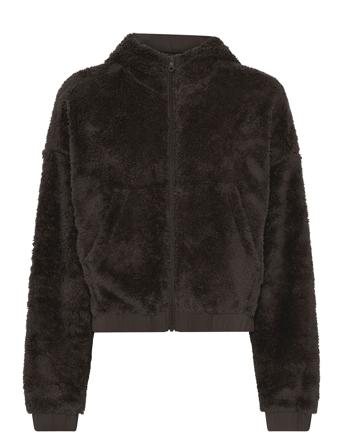 Recycled Fleece Bomber Sport Women Sport Clothing Sport Fleeces & Midlayers Black Girlfriend Collective