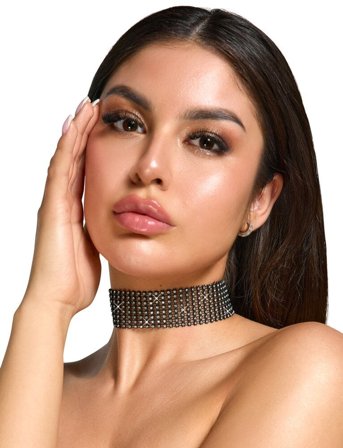 Rhinestone Choker - Vuxen.fi - Seksikkäitä asusteet - Cottelli Collection