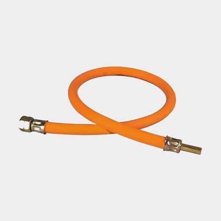Gasolslang 60 cm, 1/4" koppling med 8mm stos