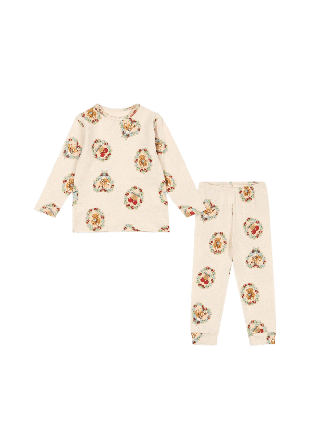 Konges Sløjd SHIRT/PANTS SET Skjortor & blusar Dam Beige 7-8Y