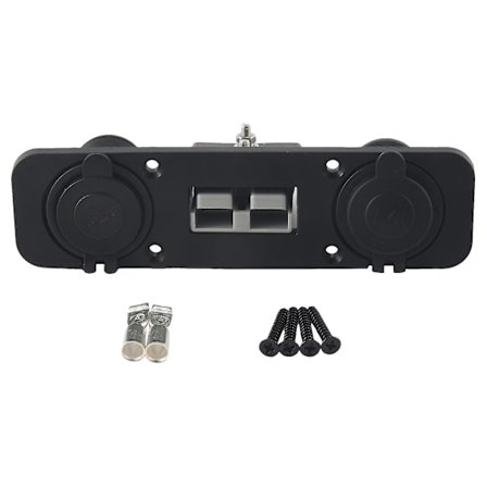 F-feste for stikkontakt Dobbel USB-laderkontaktpanel for båt lastebil