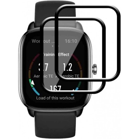 2-PACK Amazfit GTS 4 Mini Karkaistu Lasi FullFrame 3D 0,2mm 9H