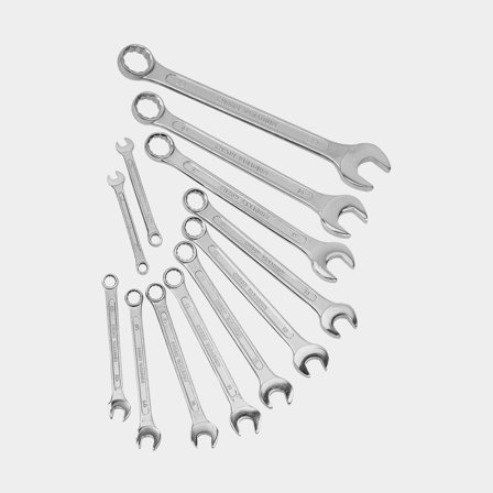 Chiavi fisse / set di chiavi BR-M Combination Wrench Set, CV, 6 - 22 mm, TÜV / GS, 12 pezzi