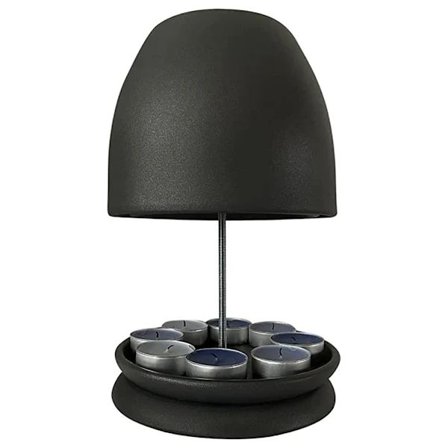 Tuikku-uuni tuikkulämmitin 5-8 tuikulle Koristeelliset pöytätakat talveksi Musta