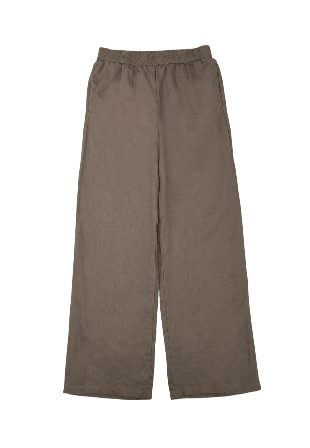 Wera Linnebyxor DAPHNE Byxor Brun 44