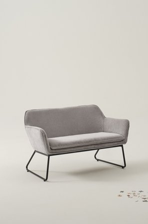 Jotex - Mini Sofa Grå - ELLNE - Kjøp Barnesofaer hos Jotex