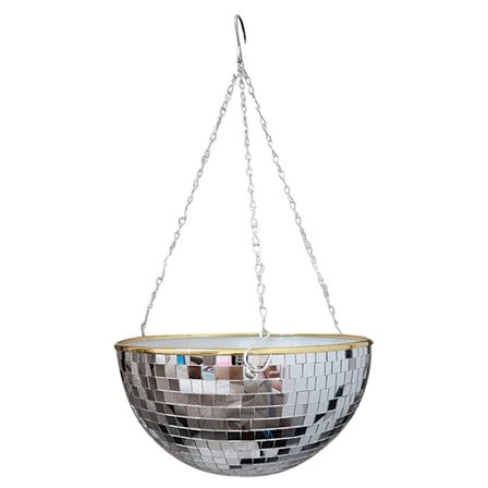 Disco Ball Planter Hängande Planter Korg 10INCH