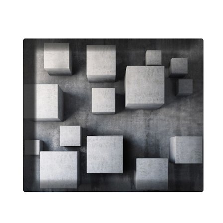 Musematte klistremerke musematte matte flyttbar sklisikker skrivebords klistremerke pute SB015 Steinbenk mønster