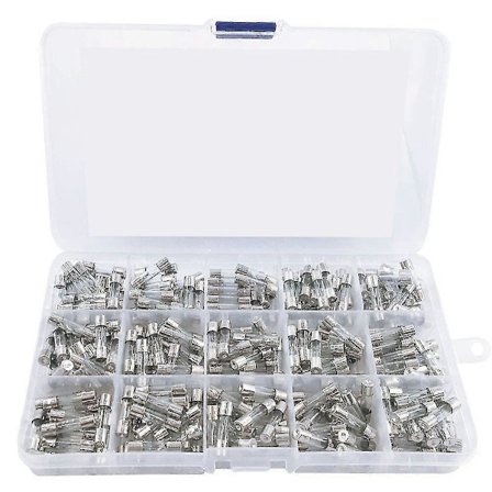 Glassikring 0.5 1 1.6 2 2.5 3 3.15 4 5 6.3 8 10 12 15 20A Ampere 250V 5x20mm Hurtigsikring db