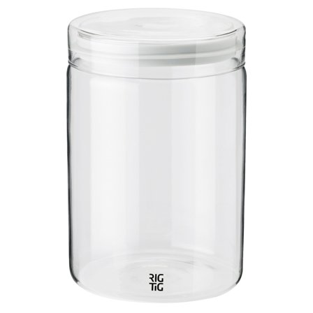 Rig-tig STORE-IT oppbevaringsglass, 1 liter, light grey' - 'Lysegrå