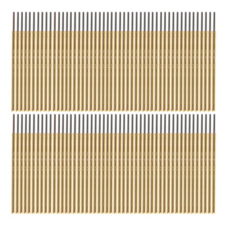 Testprobe 100 stk Fjærtestprobe Pogo Pin P50-J1 Dia 0,68mm Kvalitetsmateriale