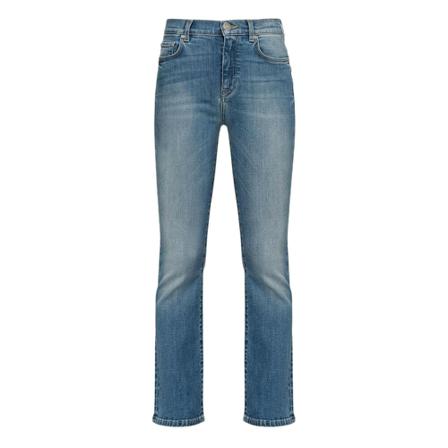 Pinko, cropped jeans Blauw, Dames, Maat:W31