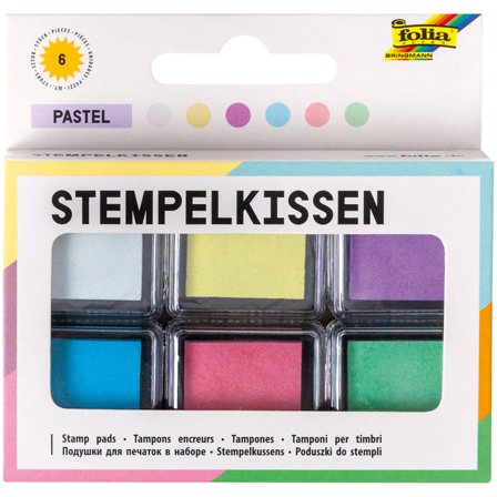 Ink Pads Pastel 6-pack