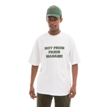 Drole de Monsieur, T-Shirt Biały, Mężczyzna, Rozmiar: XL