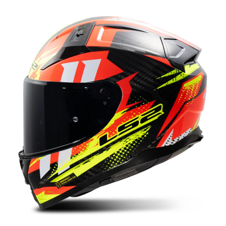 LS2 FF811 Vector II Full Face Helmet Red/Yellow XL