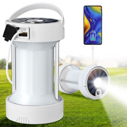 IC CNE Sol Campinglykt Oppladbar for Vandring