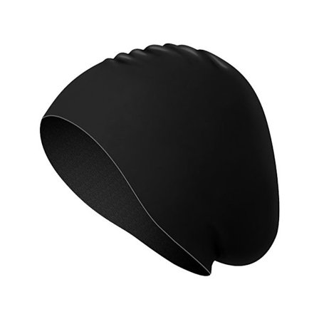 Fletninger og dreadlocks svømning mode vandtæt silikone stor svømning til kvinder og mænd hår brusebad til langt tykt krøllet hår