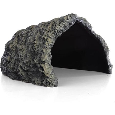 Scakbyer Reptil Habitat Dekoration Skildpadde Skjulesteder Hule Bark Bøjninger Akvarium Fisk Tank Ornament