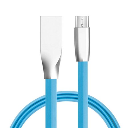 Trasselfri Micro-USB kabel med zink-kontakt - Anti-break kabel