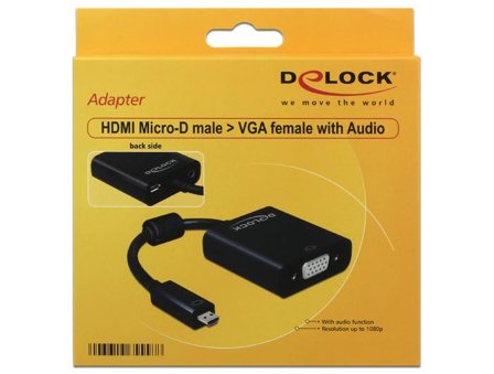 Delock VGA-adapter - 17 cm