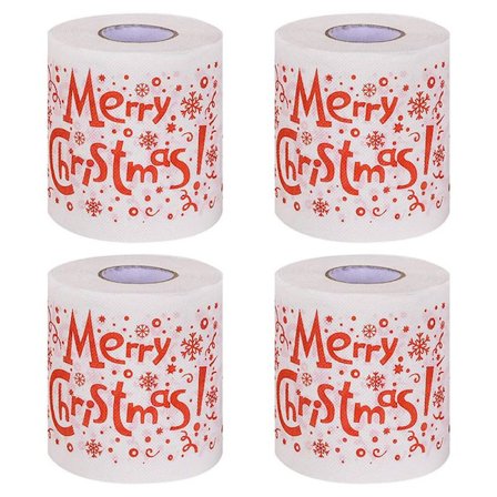 4 ruller juletoalettpapir