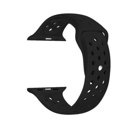Apple Watch 38mm - North Edge Stilrena Silikonarmband Svart M