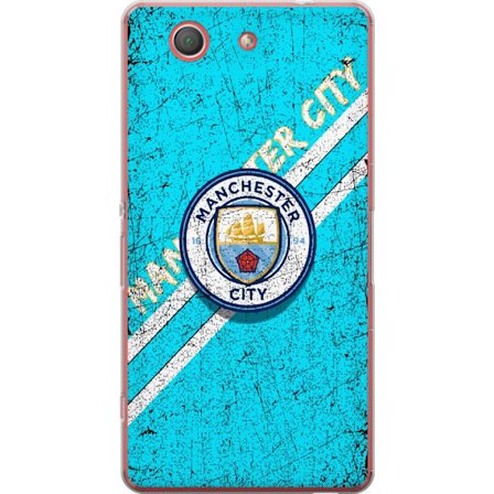 Sony Xperia Z3 Compact Gjennomsiktig deksel Manchester City fotballklubb England Premier League tekniskt sterk tropp moderne stil høy intensitet og i