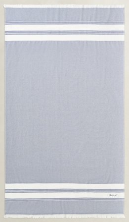 GANT Badehåndkle Stripe Hammam Denim_100x180