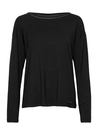 L/S Wide Neck Black Calvin Klein