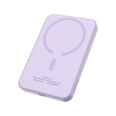 Baseus mini powerbank 5000mAh 20W + USB-C-kabel (20V/3A) - lila