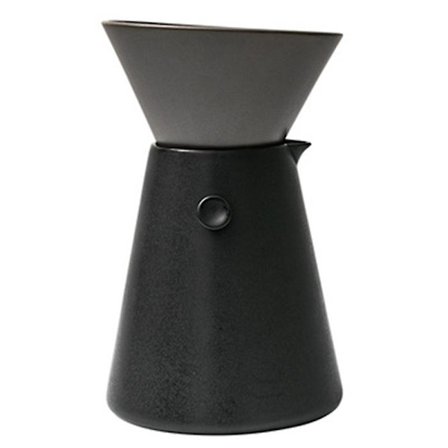 Keramisk 650 ml delad kaffekanna med filter v60 droppbryggare